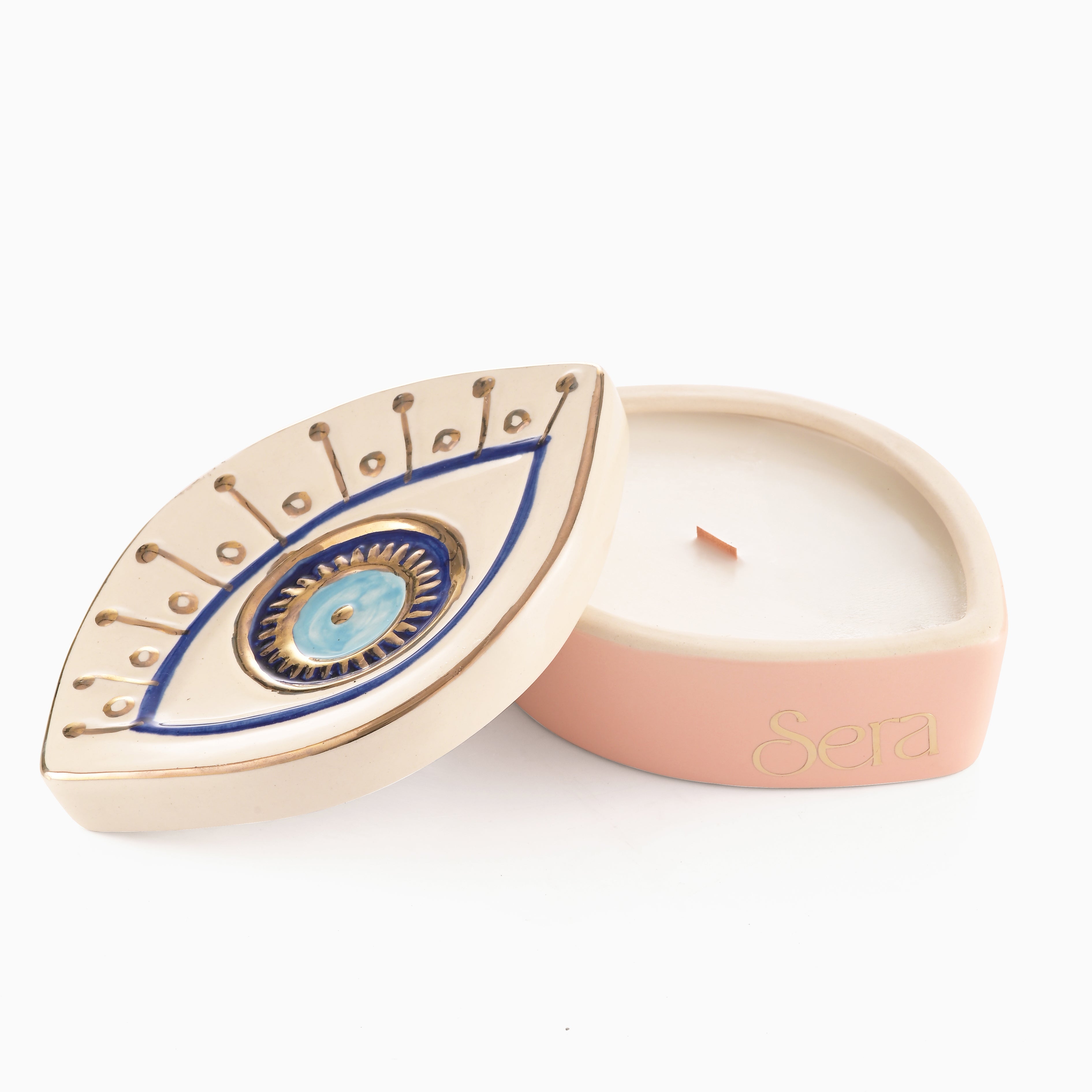 Evil eye candle