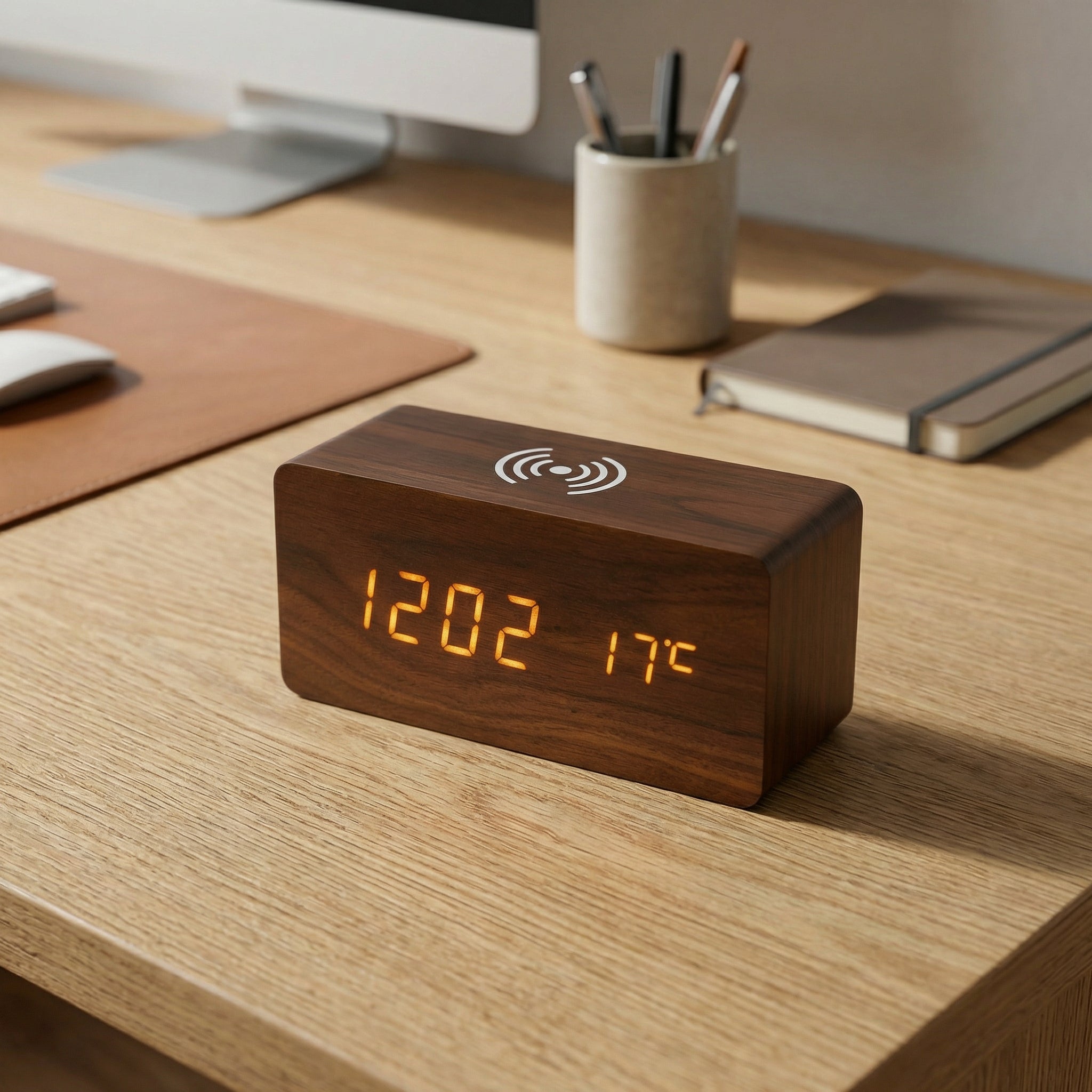 MOCHA TABLE CLOCK