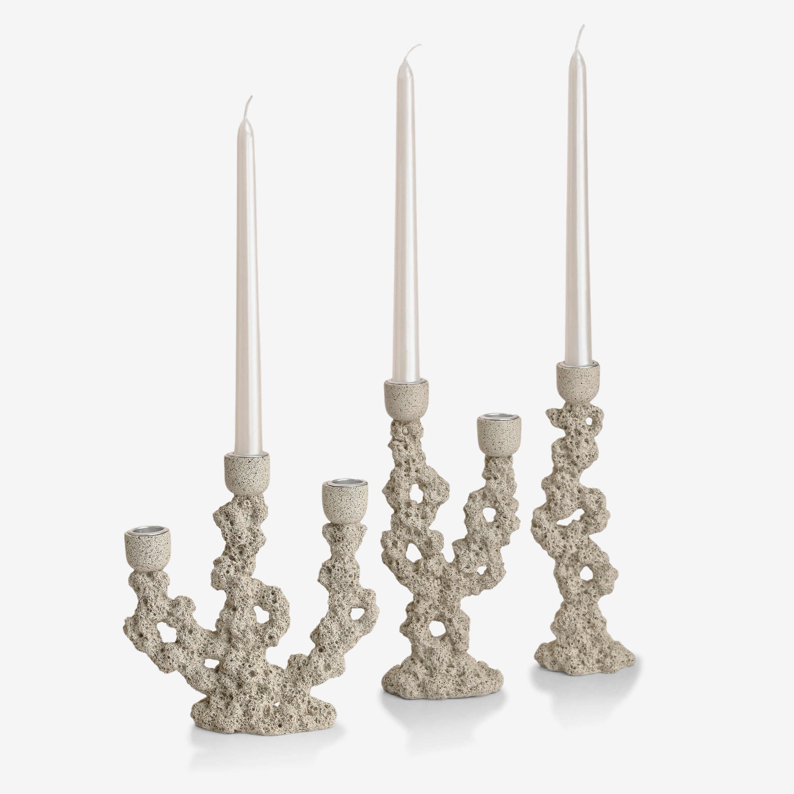 SAND CANDELABRAS